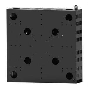 HAGOR Montagebox für Mini-PC, Display, Codec, Network Media Player, Monitorständer - Schwarz - Bildschirmgröße: 66 cm bis 