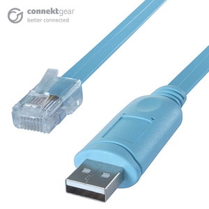ConnektGear 1.80 m RJ-45/USB Network/Data Transfer Cable for Network Device, PC, Switch - First End: 1 x 4-pin USB Type A 