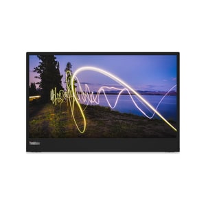 Lenovo ThinkVision M15 16" Class Full HD LED Monitor - 16:9 - Raven Black - 39.6 cm (15.6") Viewable - In-plane Switching 