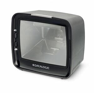Datalogic Magellan 3410VSi Retail Desktop Barcode Scanner - Cable Connectivity - Black, Silver - USB Cable Included - 203.