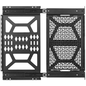 AD-AC-PS media storage sliding panel - secure connectivity devices behind wall displays - detatchable panel for device ser