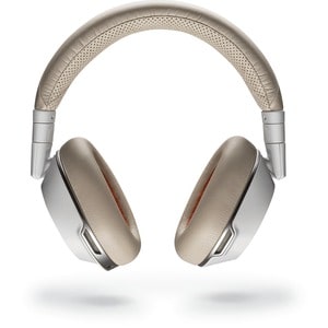 Plantronics Voyager 8200 UC 有线/无线 头戴式 立体声 耳机 - 白 - 双声道 - 头戴护耳式 - 3000 cm - 蓝牙 - 降噪 - 迷你手机（3.5毫米）