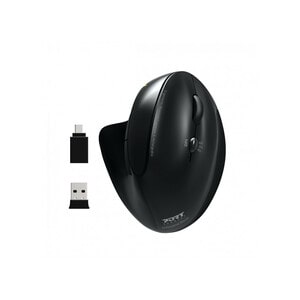 Souris Port Connect Professional - Bluetooth - USB Type C, USB Type A - Optique - 5 Bouton(s) - 1 - Sans fil - 2,40 GHz - 