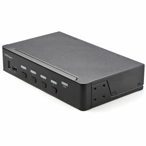 StarTech.com KVM Switchbox - TAA Compliant - 4 Computer(s) - 1 Local User(s) - 3840 x 2160 - 10 x USB - 5 x HDMI - Desktop