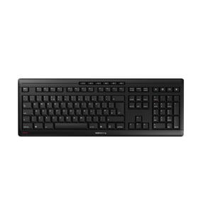 CHERRY STREAM Keyboard - Wireless Connectivity - USB Type A Interface - German - Black - SX Keyswitch - 10 m - 2.40 GHz - 