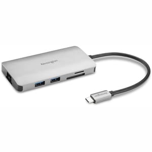 Kensington UH1400P USB Type C Docking Station for Monitor, Projector - Charging Capability - Memory Card Reader - SD - 100