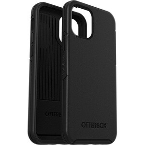 OtterBox Symmetry Estojo para Apple iPhone 12, iPhone 12 Pro Smartphone - Preto - Resistente a bactérias, Resistente a que