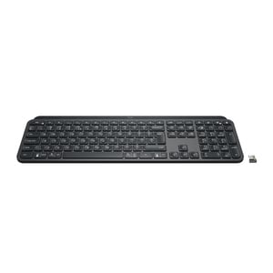 Logitech MX Keys for Business Keyboard - Wireless Connectivity - USB Type A Interface - English (US) - QWERTY Layout - Gra