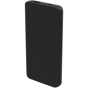 mophie power boost 10K mAh Portable battery USB-A and USB-C inputs - Black - For Smartphone, USB Type C Device, USB Type A