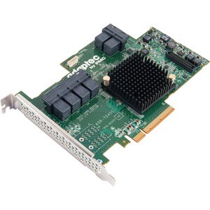Microchip Adaptec Controlador SAS - 6Gb/s SAS - PCI Express 3.0 x8 - Cartão Plug-in - Adequado para RAID - 0, 1, 10, 1E, 5