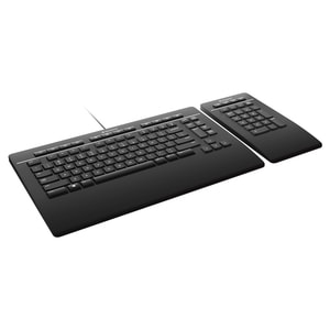 3Dconnexion Tastatur - Kabel Konnektivität - USB Typ-A Schnittstelle - Deutsch - QWERTZ Layout - Schere Keyswitch - Comput