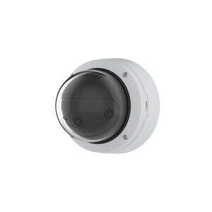 AXIS Panoramic P3818-PVE 13 Megapixel Outdoor 4K Network Camera - Colour - Dome - White - TAA Compliant - H.264 (MPEG-4 Pa