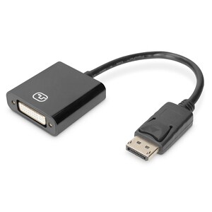 Digitus 15 cm DisplayPort/DVI-I Videokabel für Videogerät, HDTV, TV, Projektor, Monitor, Notebook, PC - 1 Stück - Zweiter 