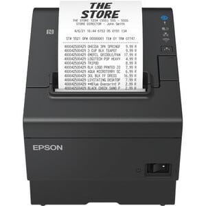 Epson TM-T88VII (132) Desktop Direct Thermal Printer - Monochrome - Receipt Print - Fast Ethernet - USB - USB Host - EU - 