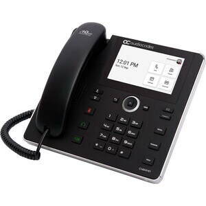 AudioCodes C450HD IP Phone - Corded - Corded - Wi-Fi, Bluetooth - Wall Mountable - Black - VoIP - IEEE 802.11b/g/n - 2 x N
