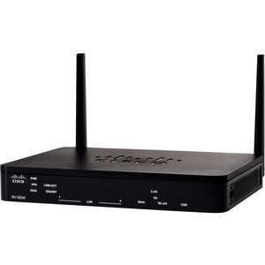 Cisco RV160W wifi 5 IEEE 802.11ac Ethernet Roteador sem fio - Recondicionado - 2.40 GHz Banda ISM - 5 GHz Banda UNII - 4 x