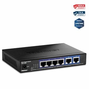 TRENDnet TEG-S762 6 Ports Ethernet Switch - 2.5 Gigabit Ethernet, 10 Gigabit Ethernet - 2.5GBase-T, 10GBase-T - TAA Compli