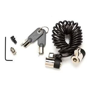 SpacePole ClickSafe Cable Lock For Payment Terminal, Tablet - 1.70 m Cable - Carbon Steel - For Payment Terminal, Tablet