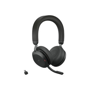 Jabra Evolve2 75 Link380c MS Stereo Stand Black