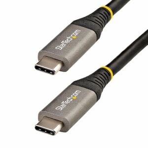 StarTech.com 6ft 2m USB C Cable, High Quality USB-C Cable, USB 3.0 (5Gbps) Type-C Cable, 5A/100W PD, DP Alt Mode, USB C Co