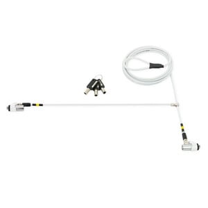 Câble de sécurité à clé avec 2 têtes pivotantes - Encoche T-Lock et Nano (compatible clé pass)