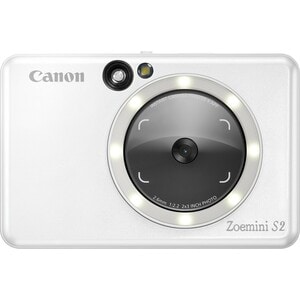 Canon Zoemini S2 8 Megapixel Kompaktkamera - Weiß - CMOS-Sensor