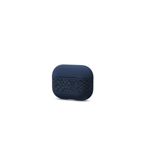 Njord SL14081 Carrying Case Apple AirPods Pro - Blue - Acrylonitrile Butadiene Styrene (ABS), Salmon Leather Body - 30 mm 