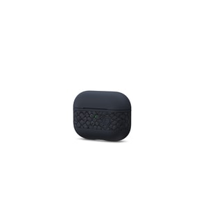 Njord SL14080 Carrying Case Apple AirPods Pro - Grey - Acrylonitrile Butadiene Styrene (ABS), Salmon Leather Body - 30 mm 
