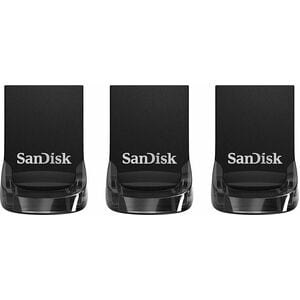 SANDISK ULTRA FIT USB 3.1 FLASH DRIVE 3-PACK 32GB