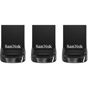 SanDisk Ultra Fit SDCZ430-032G-G46T 32 GB USB 3.2 (Gen 1) Flash-Laufwerk - Schwarz - 400 MB/s Read Speed - 5 Jahr(e) Garan