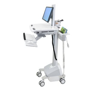 Ergotron StyleView Laptop Trolley - 14.06 kg Load Capacity - 4 Casters - Aluminium