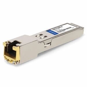 AddOn SFP (mini-GBIC) - 1 x RJ-45 10/100/1000Base-TX Auto-negotiation LAN - 1 - TAA Compliant - For Data Networking - Twis
