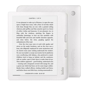 Lettore di testo digitale Kobo Libra 2 - Bianco - 32 GB Flash - 17,8 cm (7") Display - Touchscreen - LAN wireless - Blueto