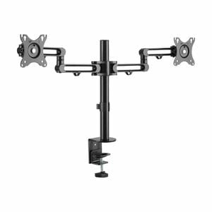 Tripp Lite series DDR1327SDFC-1 Clamp Mount for Monitor, Flat Panel Display, HDTV - Black - 2 Display(s) Supported - 13" (