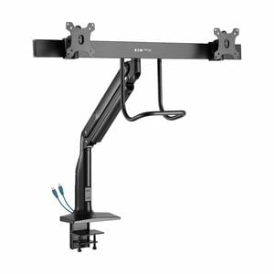 Tripp Lite series Safe-IT DMPDD1735AM Clamp Mount for Monitor, Interactive Display - Black - 2 Display(s) Supported - 17" 