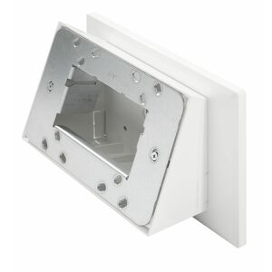 Crestron TSW-770/1070-MSMK-ANG-W-S Surface Mount for Touchscreen Monitor, Electrical Box - White Smooth - Plastic