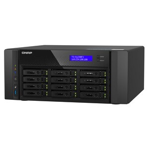 QNAP TS-h1290FX-7302P-128G 12 x Total Bays SAN/NAS Storage System - 5 GB Flash Memory Capacity - AMD EPYC 7302P Hexadeca-c