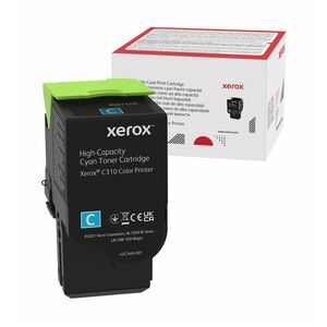 Xerox Original High Yield Laser Toner Cartridge - Single Pack - Cyan - 1 / Each - 5500 Pages