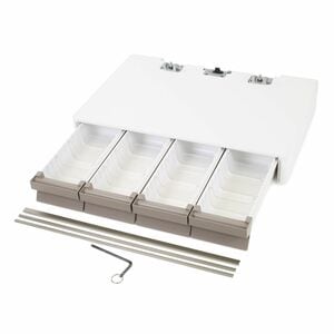 Ergotron CareFit Drawer - 400 g Load Capacity - White, Warm Grey - Lockable