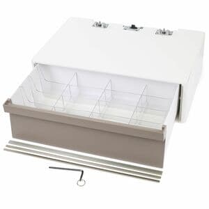 Ergotron CareFit Drawer - 907.2 g Load Capacity - White, Warm Grey - Lockable, Drawer Divider