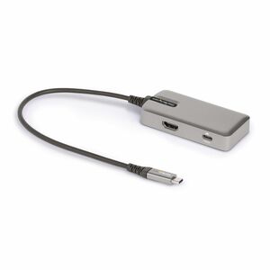 StarTech.com USB 3.1 (Gen 1) Type C Docking Station for Monitor, Notebook, Tablet - 100 W - Space Gray - Portable - 1 Disp
