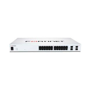 FortiSwitch 124F-POE Layer 2 FortiGate switch controller compatible PoE+ switch with 24x 1G RJ45 and 4x 10G/1G SFP+/SFP po