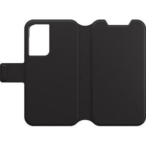 OtterBox Strada Series Via Carrying Case (Folio) Samsung Galaxy S22+ Smartphone - Black Night - Drop Resistant, Fingerprin