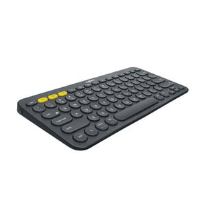 Logitech K380 键盘 - 无线 连接 - 黑 - 蓝牙 - 3 - 10 m - 首页, 后面 热键 - 铬操作系统 - 计算机, 智能电话, iPad mini, Apple TV - PC, Mac - AAA 支持的电池尺寸