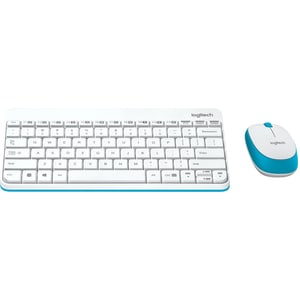 Logitech MK245 键盘鼠标 - USB 无线 RF 2.40 GHz 键盘 - 键盘/键盘颜色: 白 - USB 无线 RF 鼠标 - 光学 - 滚轮 - 指点设备颜色: 白 - 对称 - AAA - 兼容 PC