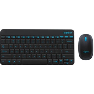 Logitech MK245 键盘鼠标 - USB 无线 RF 2.40 GHz 键盘 - 键盘/键盘颜色: 黑 - USB 无线 RF 鼠标 - 光学 - 滚轮 - 指点设备颜色: 黑 - 对称 - AAA - 兼容 PC