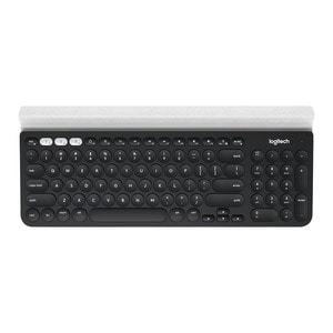 Logitech K780 键盘 - 无线 连接 - USB 接口 - 英文（美国） - 黑 - Bluetooth/RF - 10 m - 2.40 GHz - 铬操作系统 - 智能电话, 平板, 计算机, 笔记本电脑, iPad - PC,
