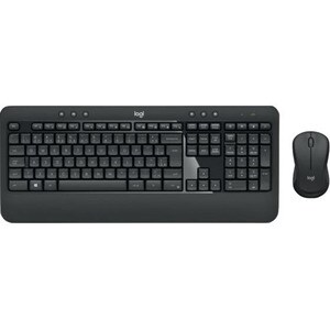 Logitech MK540 键盘鼠标 - 英文（美国） - USB 柱塞 无线 RF 键盘 - 107 按键 - USB 无线 RF 鼠标 - 光学 - 1000 dpi - 滚轮 - 对称 - 兼容 PC