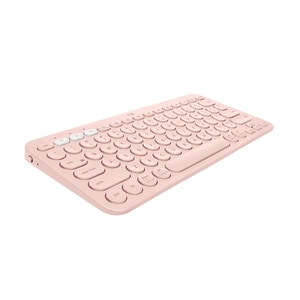 Logitech K380 键盘 - 无线 连接 - 玫瑰色 - 蓝牙 - 3 - 10 m - 首页, 后面 热键 - 铬操作系统 - 计算机, 智能电话, iPad mini, Apple TV - PC, Mac - AAA 支持的电池尺寸