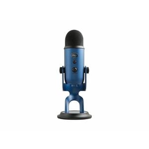 Logitech G Yeti 有线 麦克风 用于 游戏, 视频直播, 音乐 - 午夜蓝 - 立体声 - 20 Hz 到 20 kHz - 心形麦克风, 双向, 全向 - 防震座 - USB
